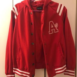 Red Letter A Letterman Jacket